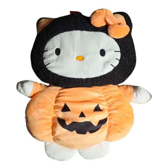 Sanrio New Hello Kitty Jack O Lantern plush backpack (preschool) - Picture 1 of 7